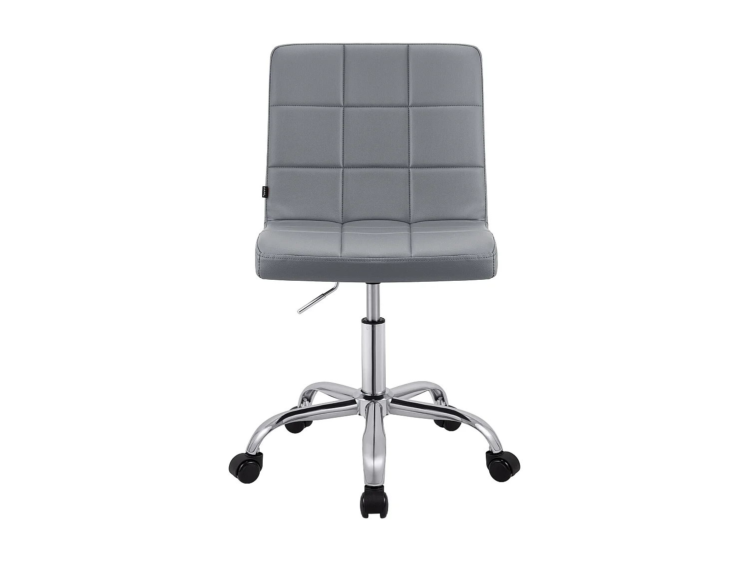 Chaise de bureau - Similicuir - Gris - Darfield