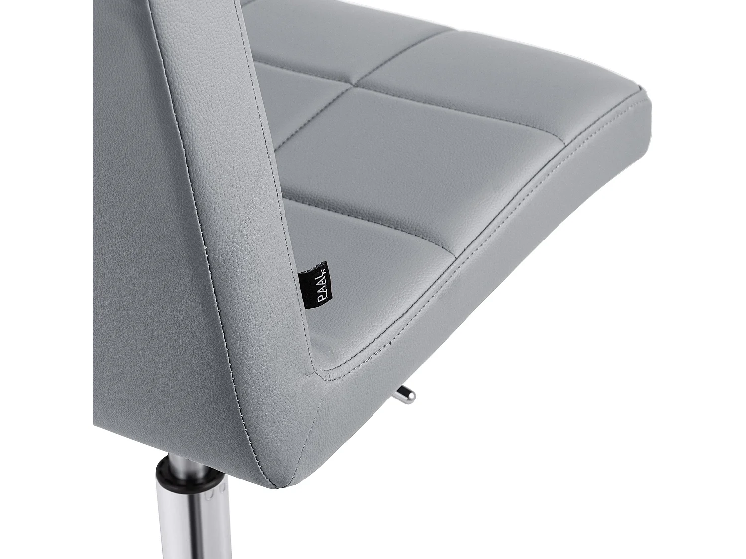 Chaise de bureau - Similicuir - Gris - Darfield