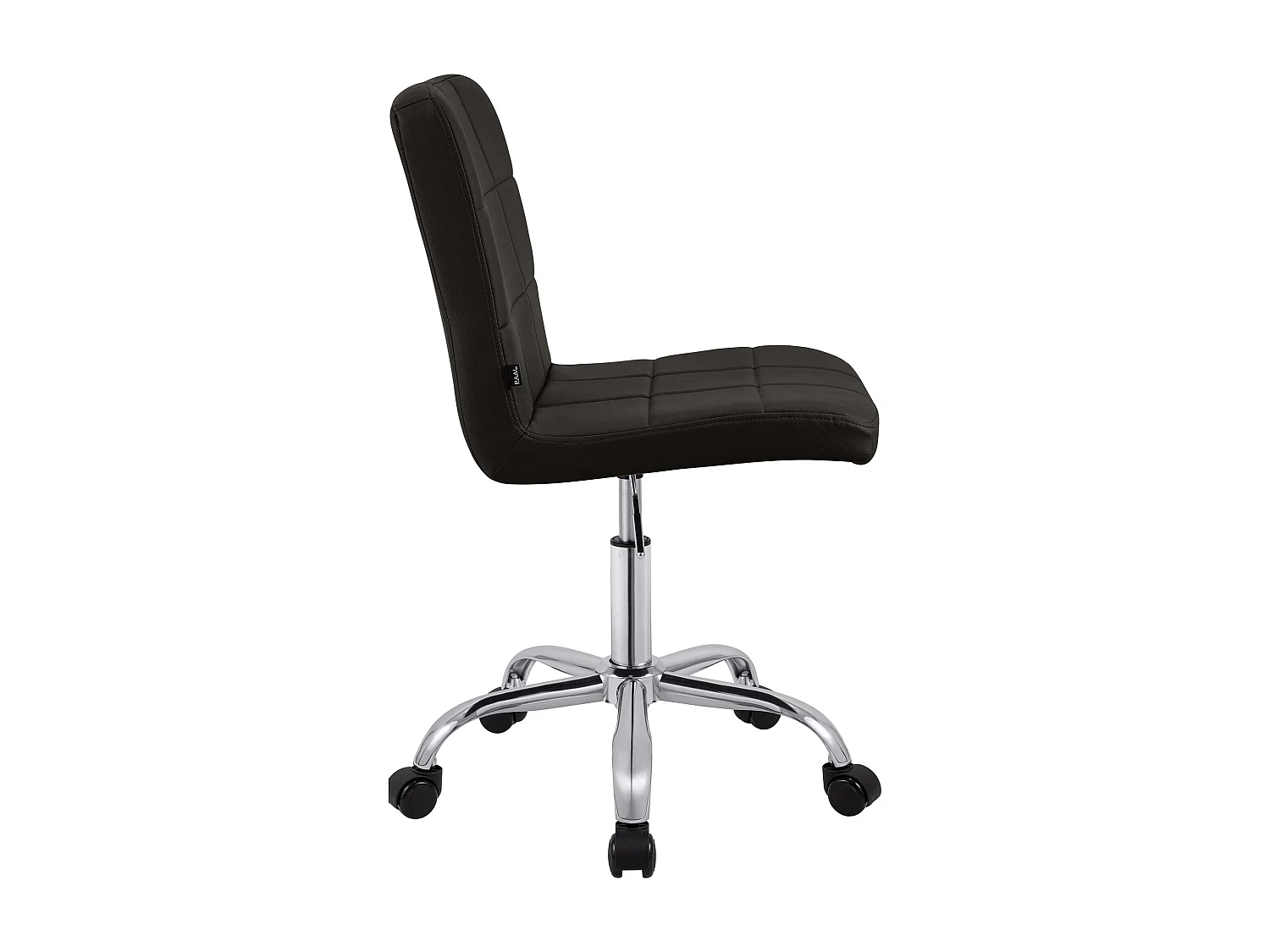 Chaise de bureau - Similicuir - Marron - Darfield