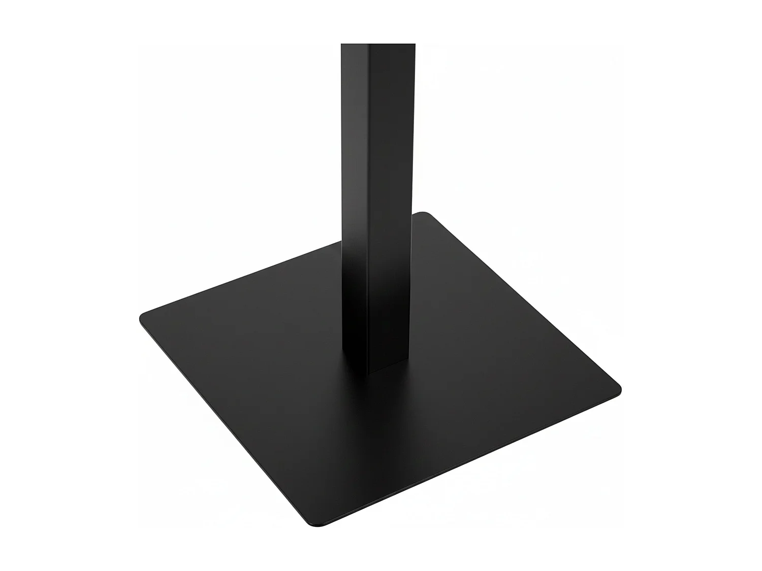 Table haute - carré - Bois - 60 x 60 cm - Noir / Noir - Sharon