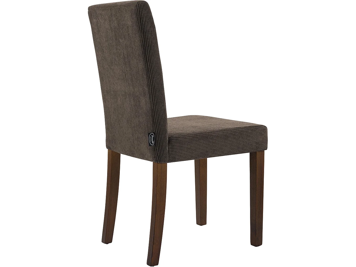 Lot de 2  chaise salle à manger - Cordon & Antique foncé - Marron - Ina