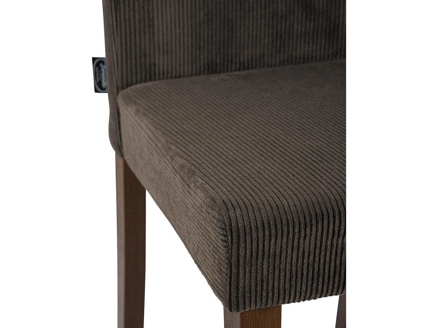 Lot de 2  chaise salle à manger - Cordon & Antique foncé - Marron - Ina