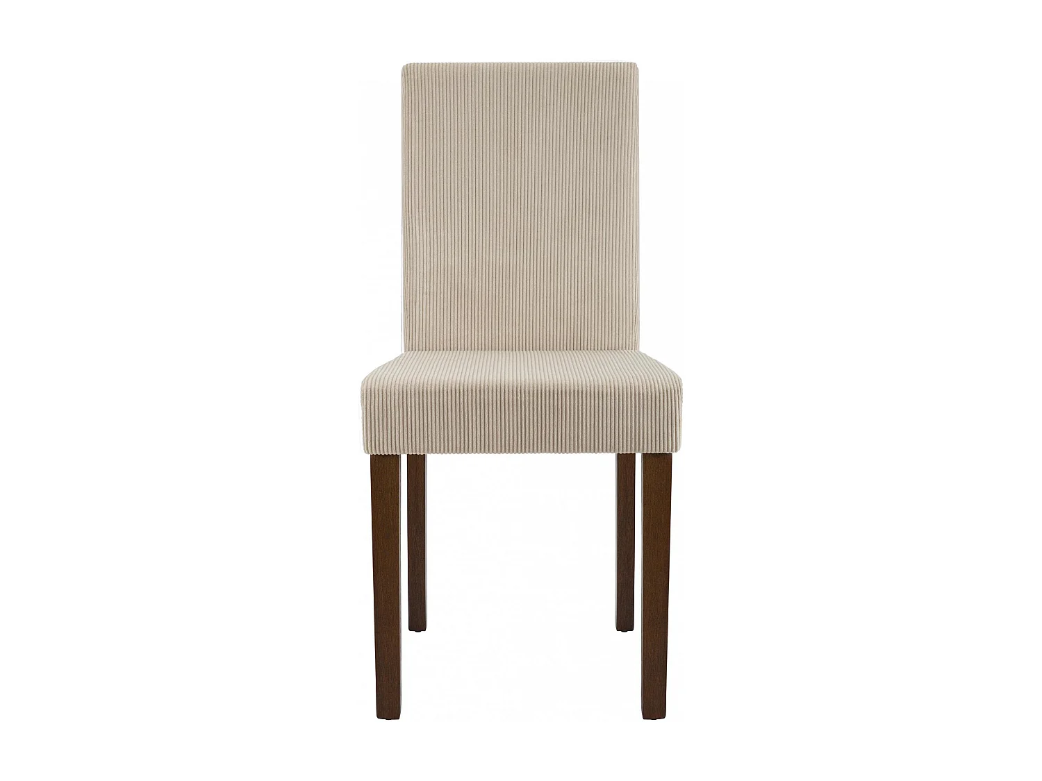 Lot de 2  chaise salle à manger - Cordon & Antique foncé - Marron clair - Ina