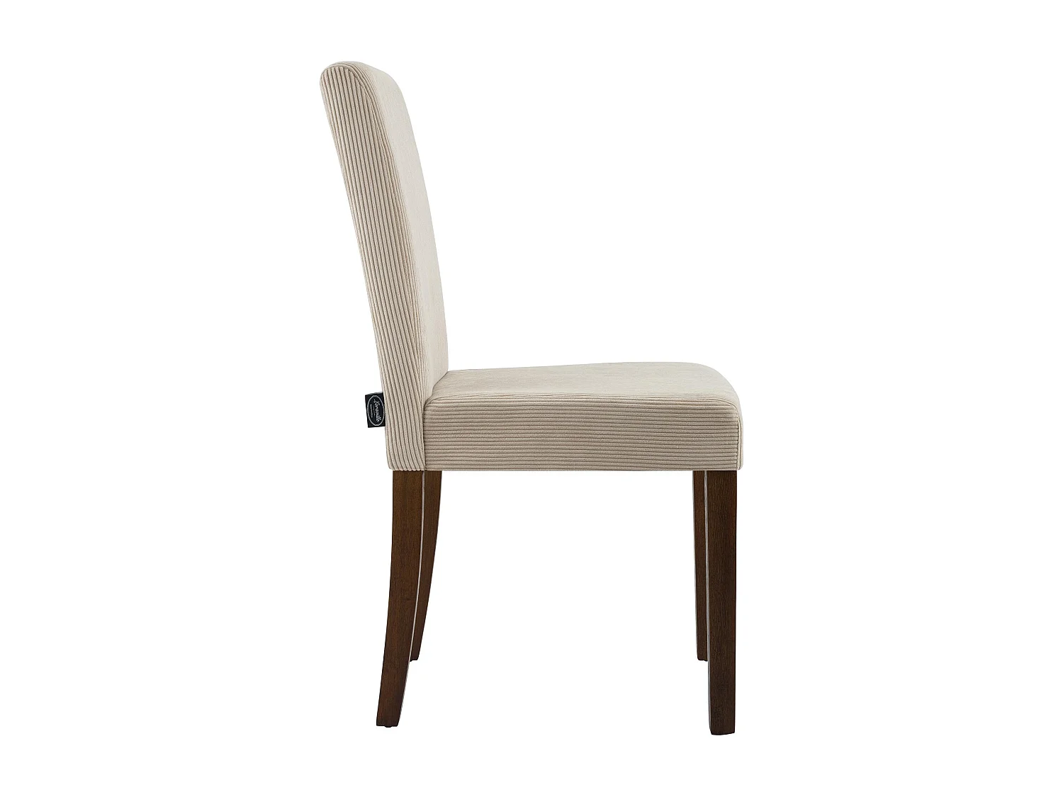 Lot de 2  chaise salle à manger - Cordon & Antique foncé - Marron clair - Ina