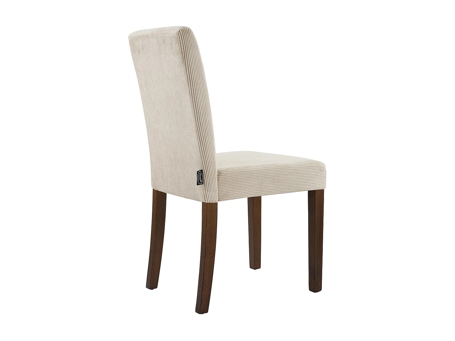 Lot de 2  chaise salle à manger - Cordon & Antique foncé - Marron clair - Ina