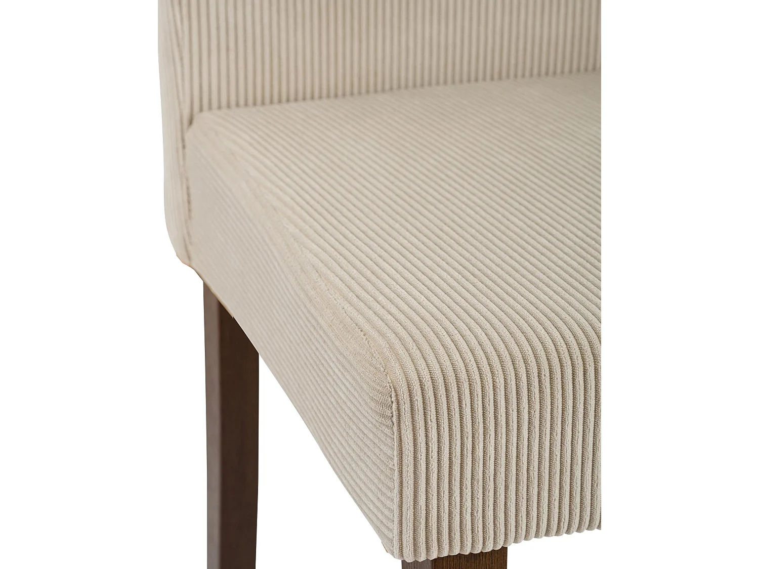 Lot de 2  chaise salle à manger - Cordon & Antique foncé - Marron clair - Ina