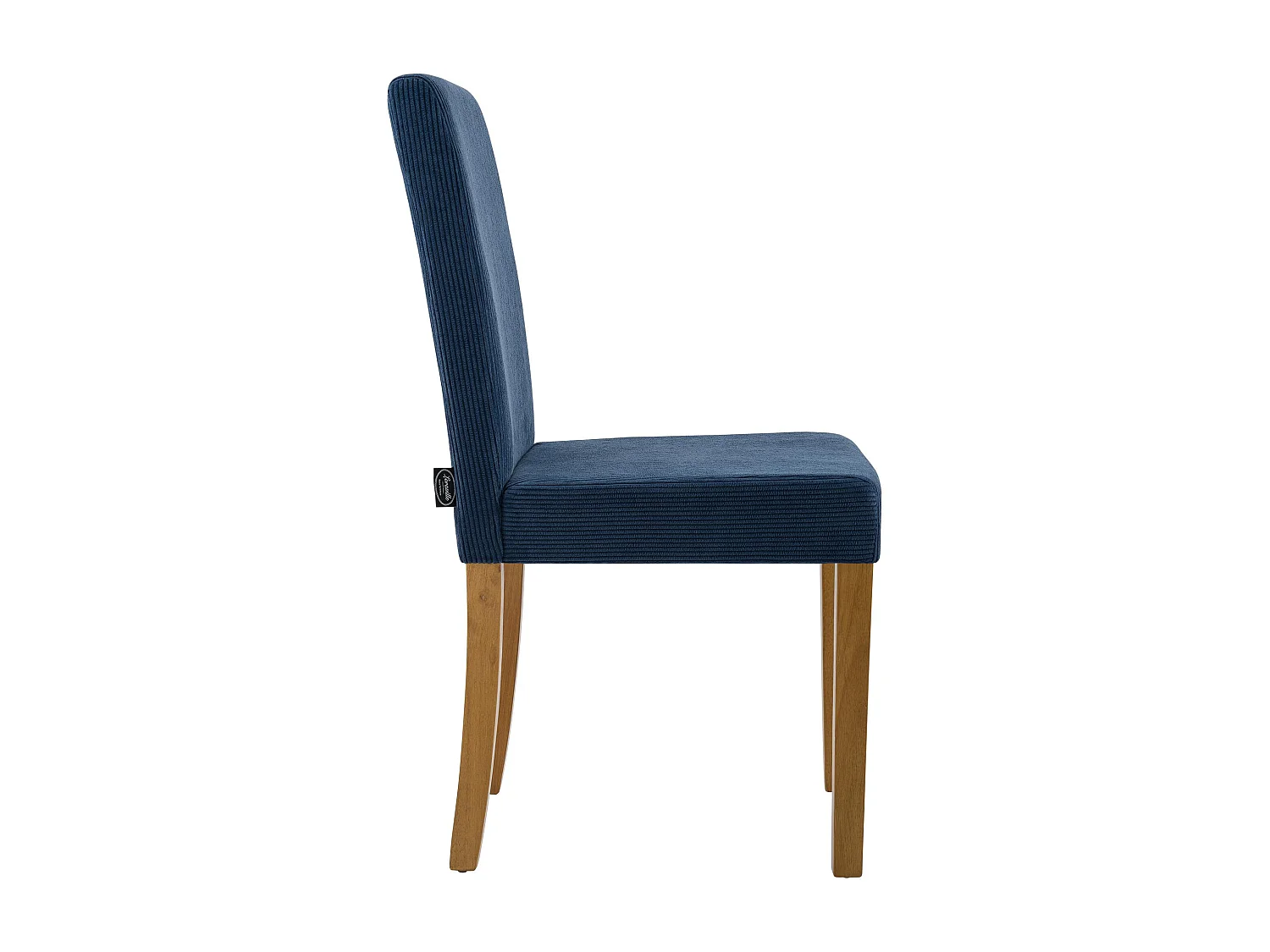 Lot de 2  chaise salle à manger - Cordon & Antique clair - Bleu - Ina