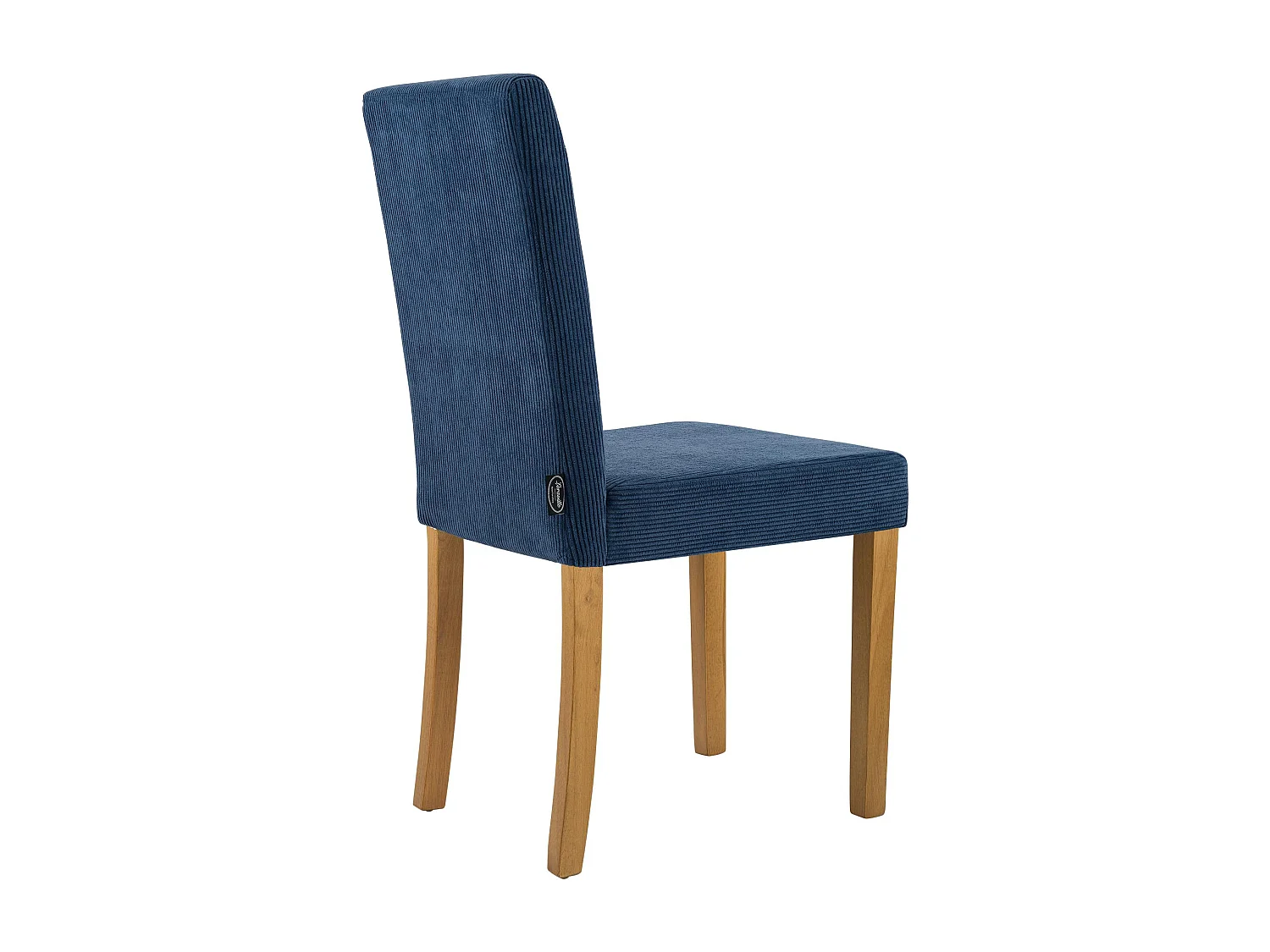 Lot de 2  chaise salle à manger - Cordon & Antique clair - Bleu - Ina