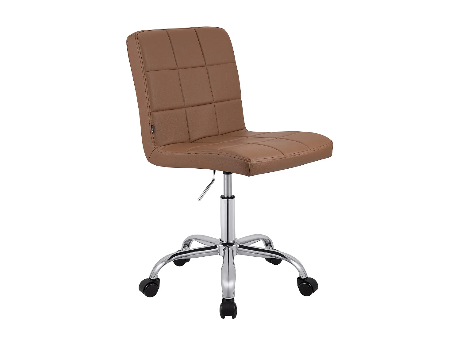 Chaise de bureau - Similicuir - Marron clair - Darfield