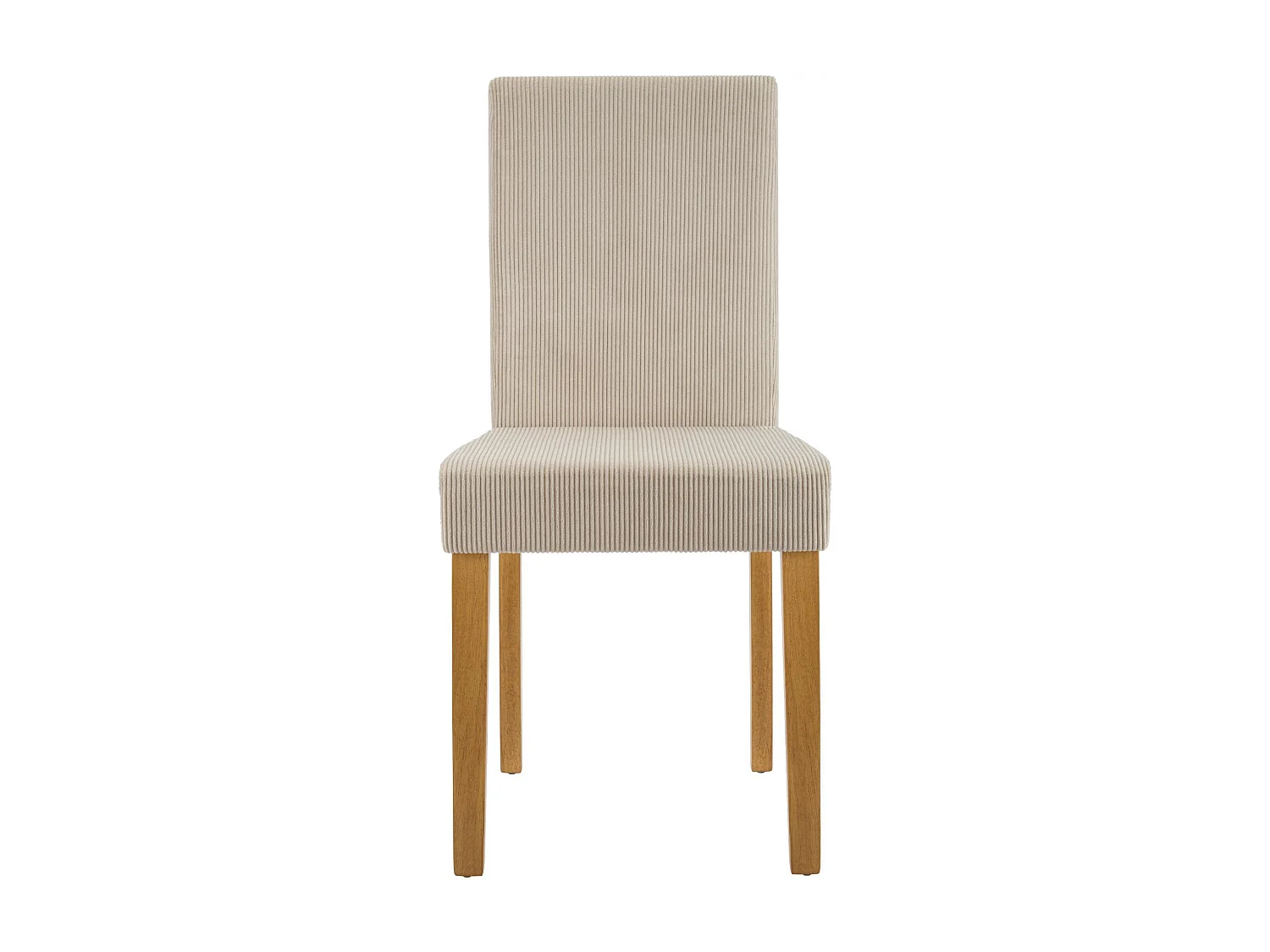 Lot de 2  chaise salle à manger - Cordon & Antique clair - Marron clair - Ina