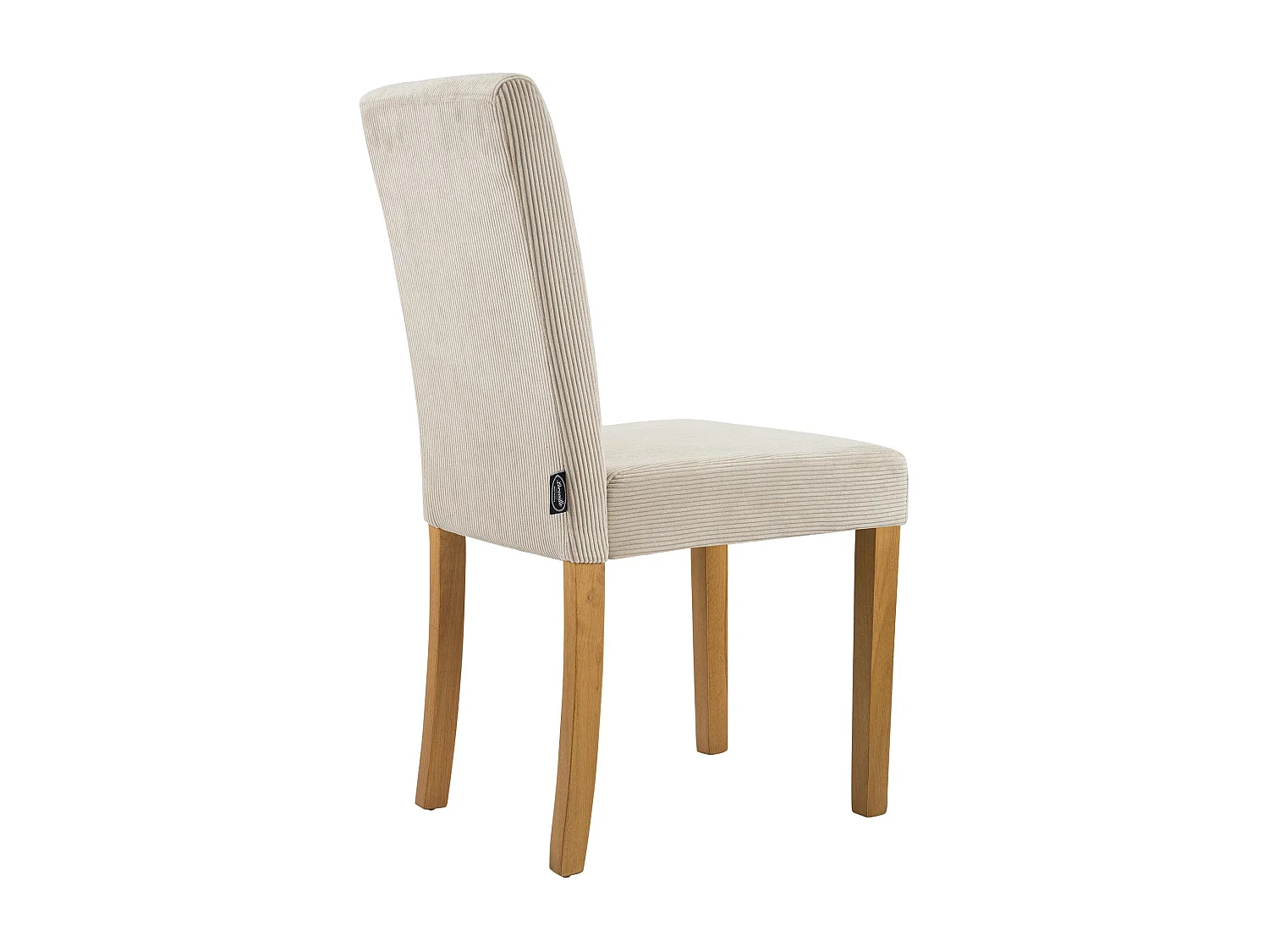 Lot de 2  chaise salle à manger - Cordon & Antique clair - Marron clair - Ina