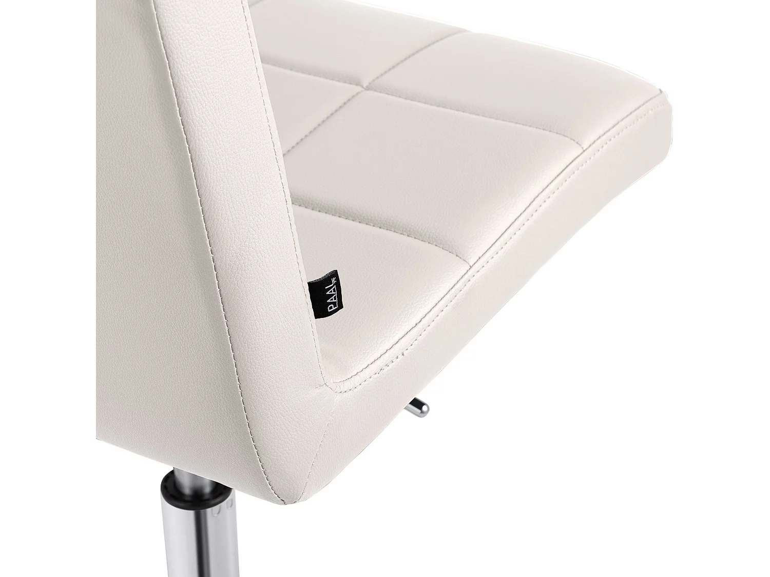 Chaise de bureau - Similicuir - Blanc - Darfield