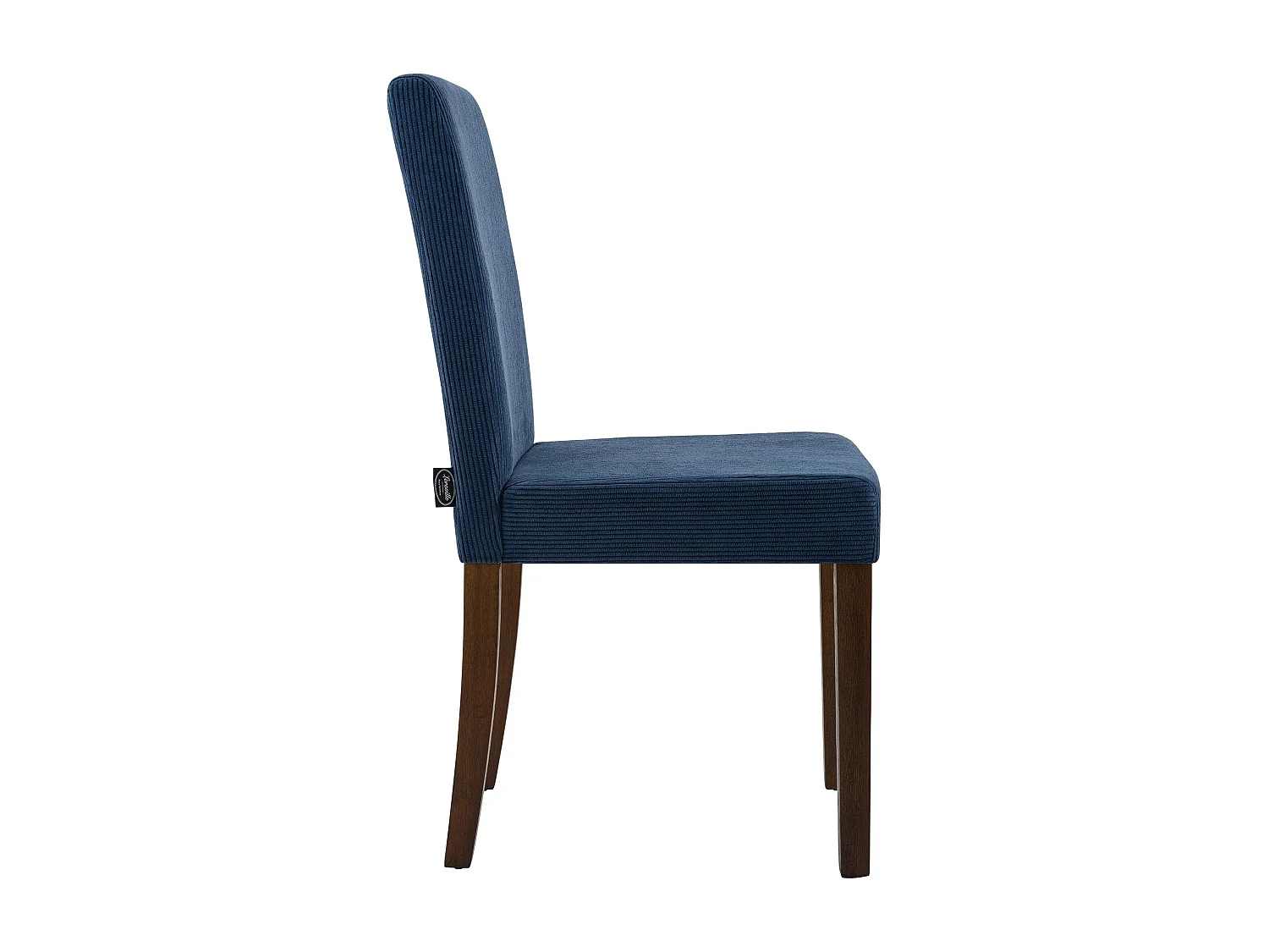 Lot de 2  chaise salle à manger - Cordon & Antique foncé - Bleu - Ina