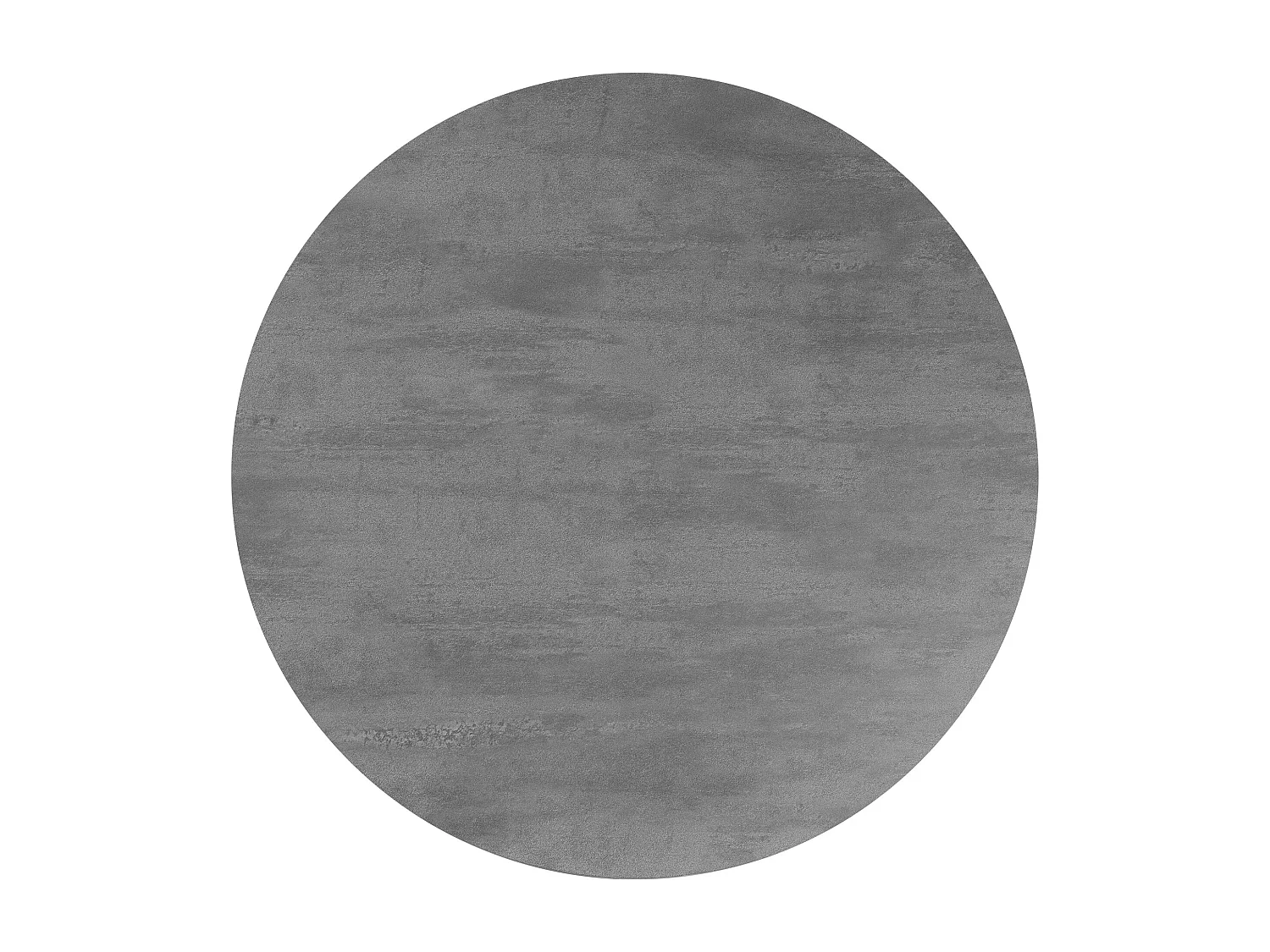 Table basse ronde Ø 60 x 40 cm aspect béton gris avec plateau dépassant mobiliermoderne pour canapé de salon bar ou lounge surface pour café et thé