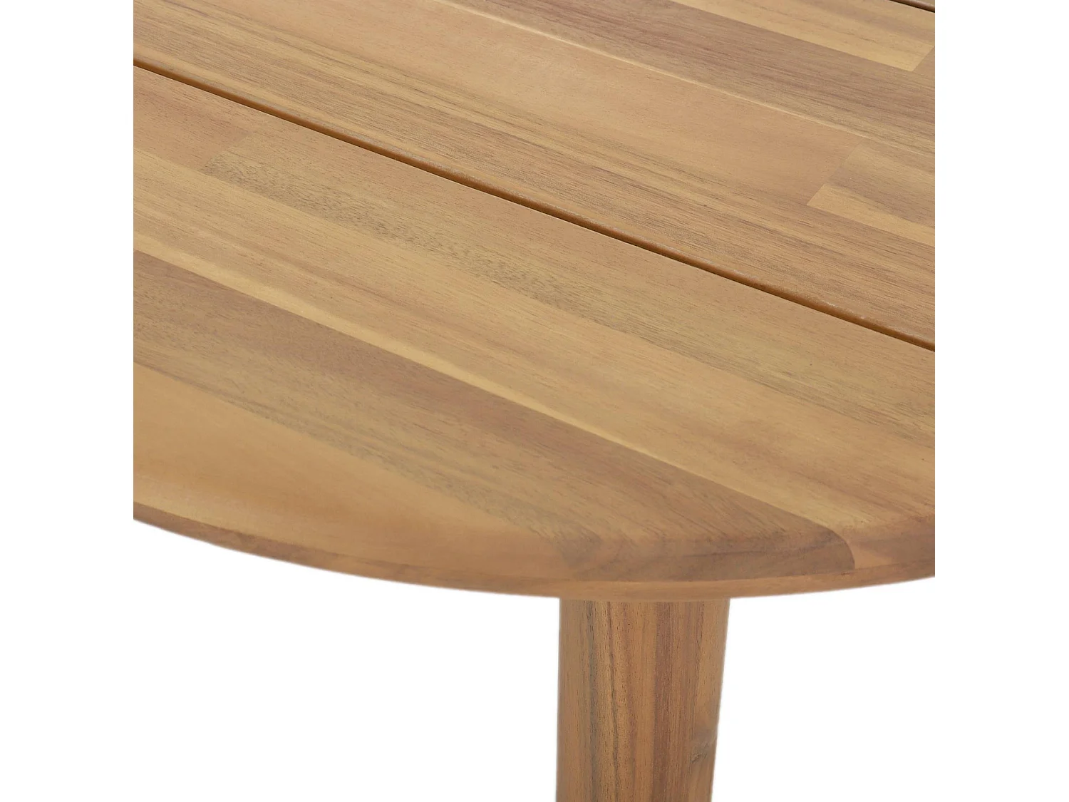 Table de jardin rectangulaire bois d'acacia 6 places naturel - Sorrento