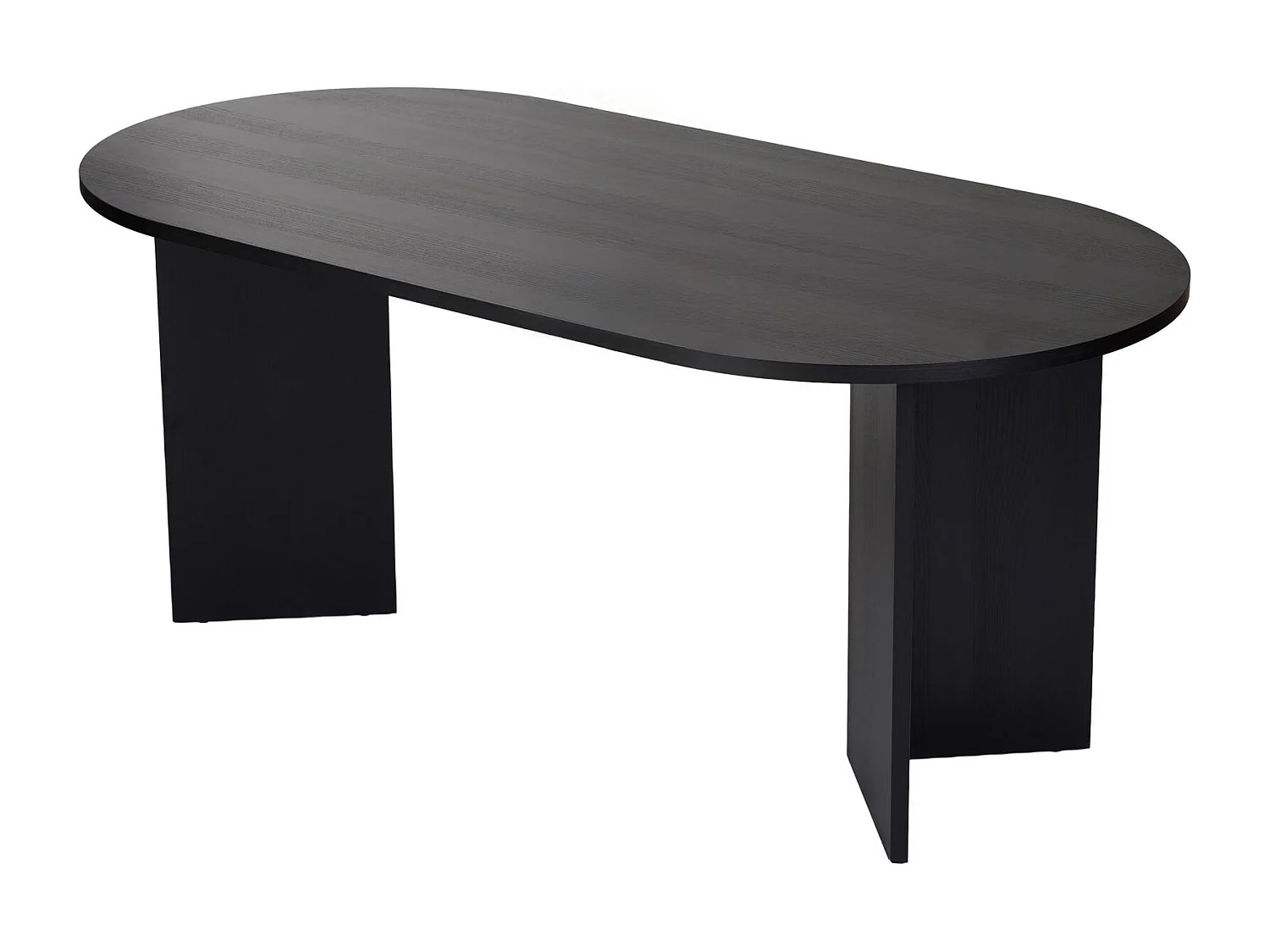 Table à manger en bois "Sablin" - 180 x 89 x 75 cm - Bois Noir