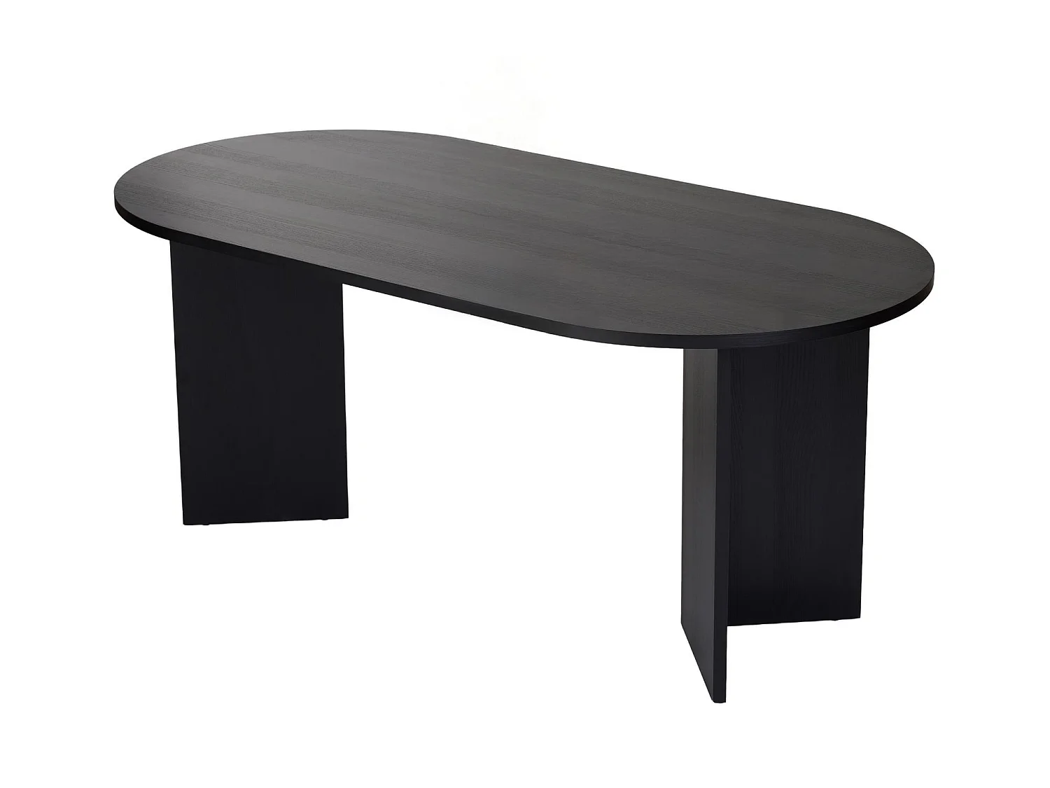 Table à manger en bois "Sablin" - 180 x 89 x 75 cm - Bois Noir