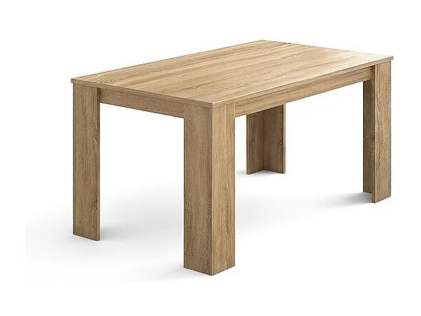 Mesa de comedor Naya en roble canadian 140X80 cm Roble Canadian