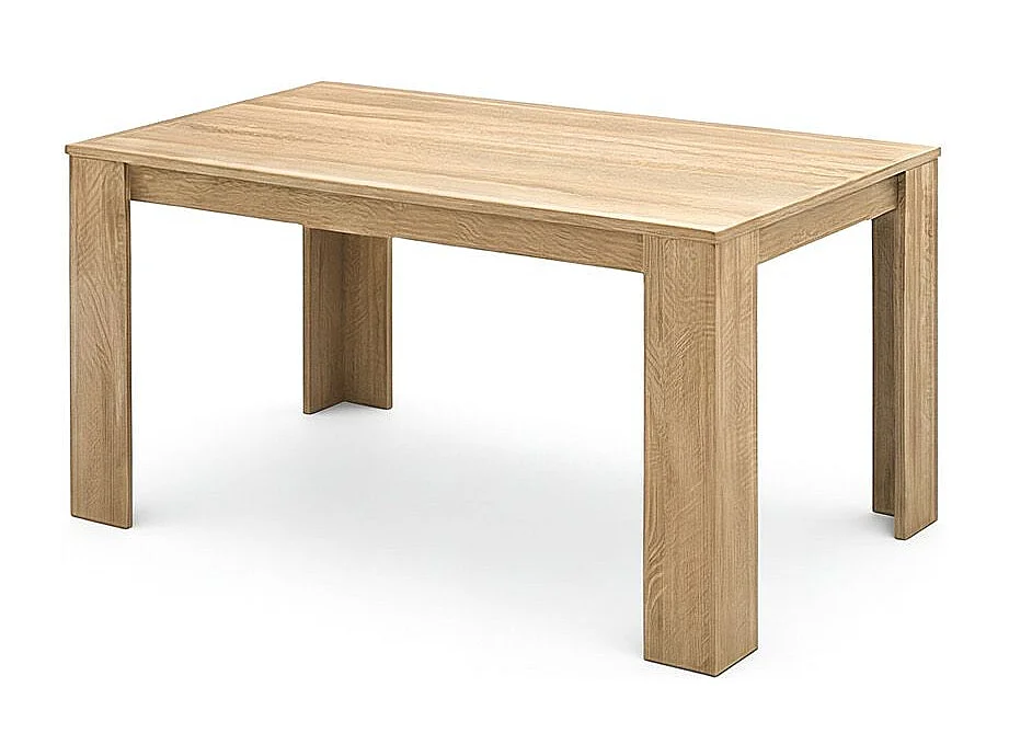 Mesa de jantar Naya em carvalho canadiano 140X80 cm