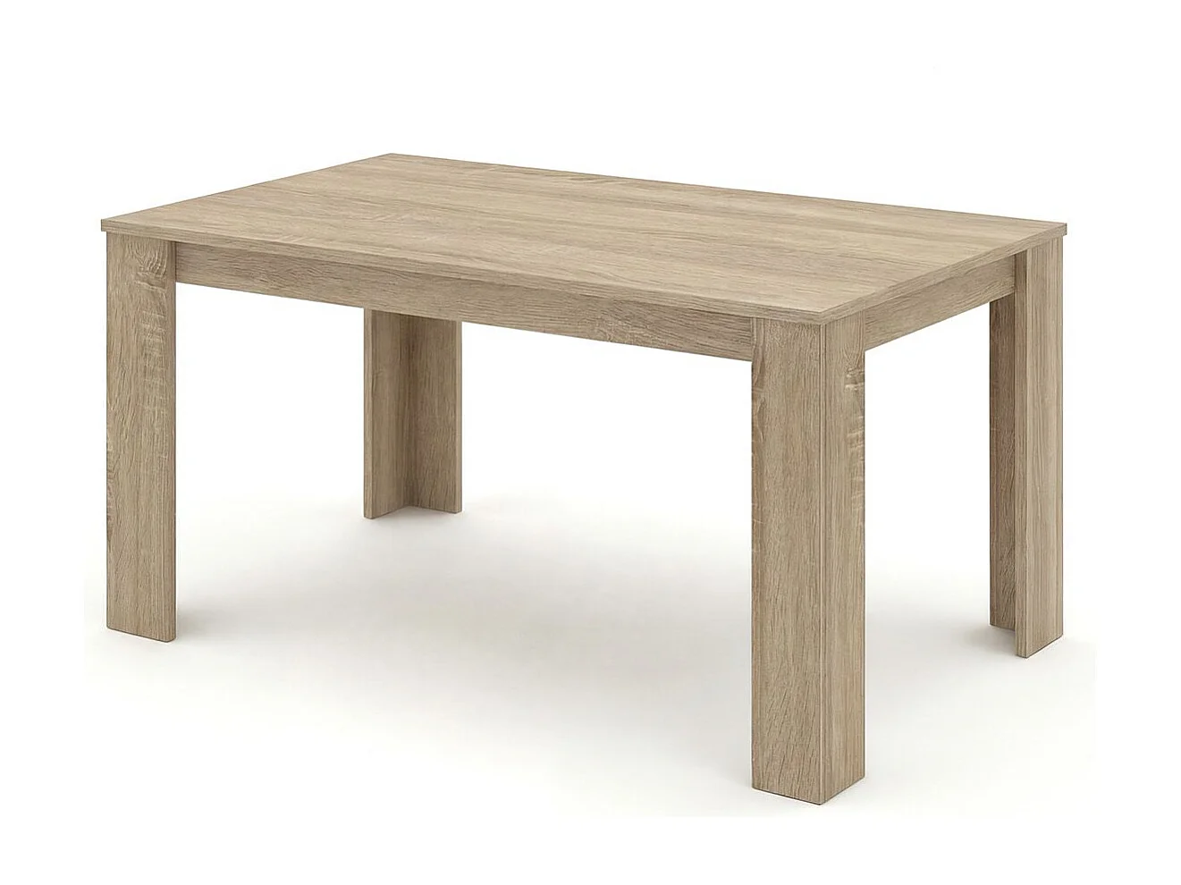 Mesa de jantar Naya em carvalho canadiano 140X80 cm