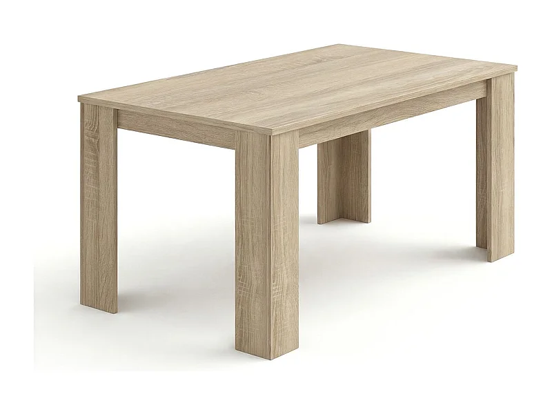 Mesa de jantar Naya em carvalho canadiano 140X80 cm