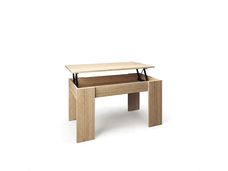 Mesa de centro elevable en roble canadian Norak Roble Canadian