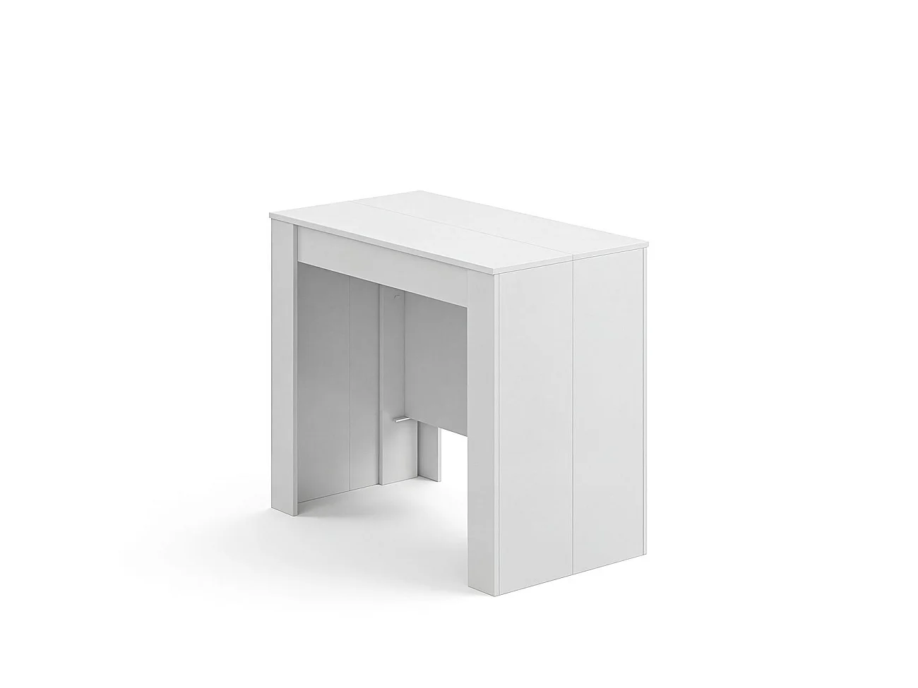Mesa de consola extensível Denis em artik branco 50-235 cm Artik White (Branco mate)