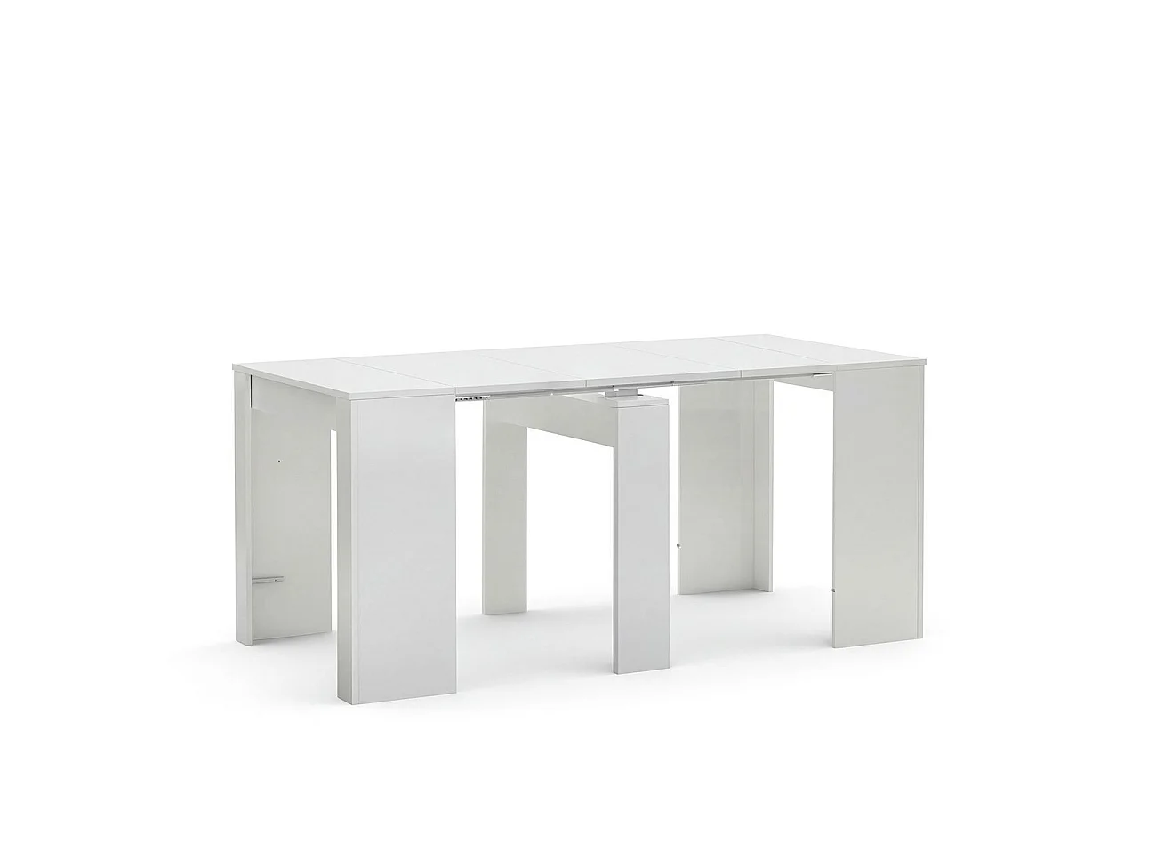 Mesa de consola extensível Denis em artik branco 50-235 cm Artik White (Branco mate)