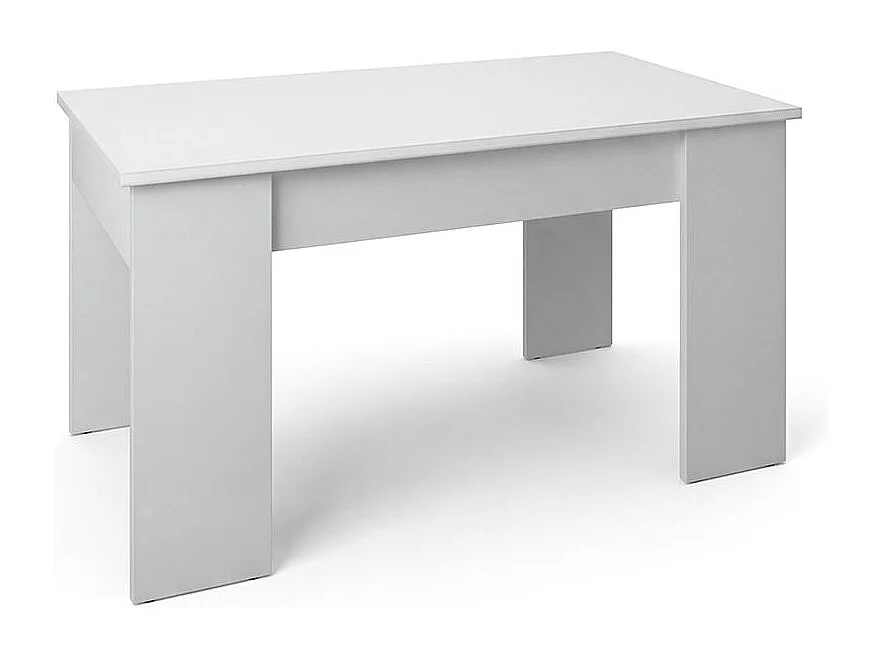 Mesa de centro elevable en blanco artik Norak Blanco Artik (Blanco Mate)
