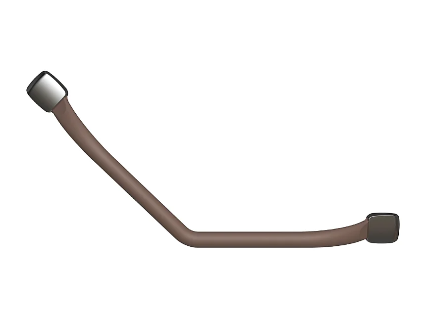 Barre d'appui coudée 135° PELLET Mana Taupe