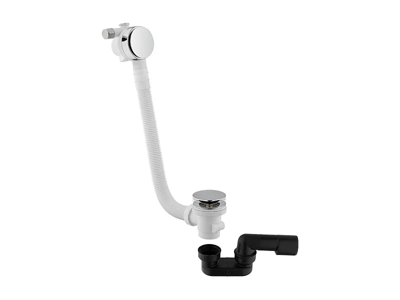 Vidage de baignoire PAINI remplissage par le trop plein 90 cm Chromé