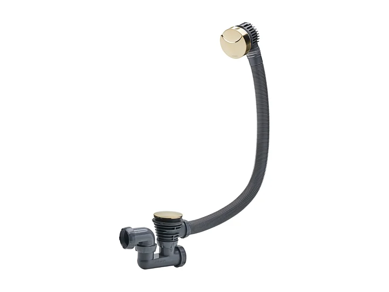 Vidage de baignoire à câble WIRQUIN doré