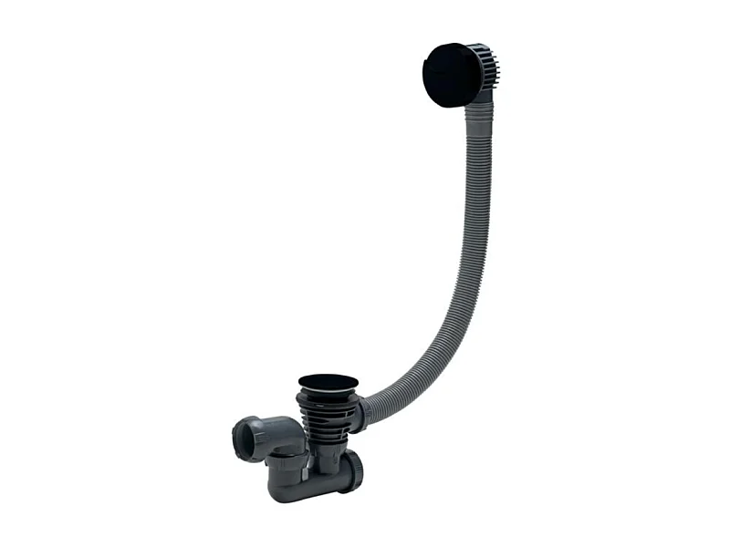 Vidage de baignoire à câble WIRQUIN noir