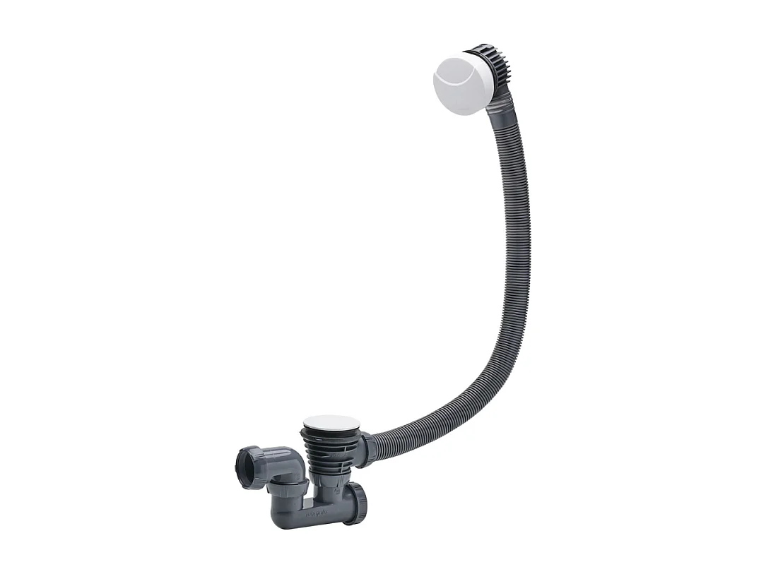 Vidage de baignoire à câble WIRQUIN blanc