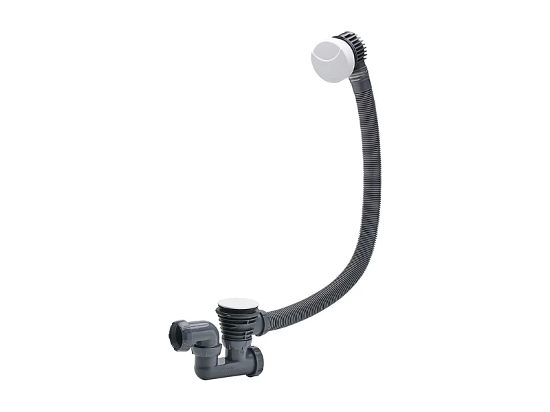 Vidage de baignoire à câble WIRQUIN blanc