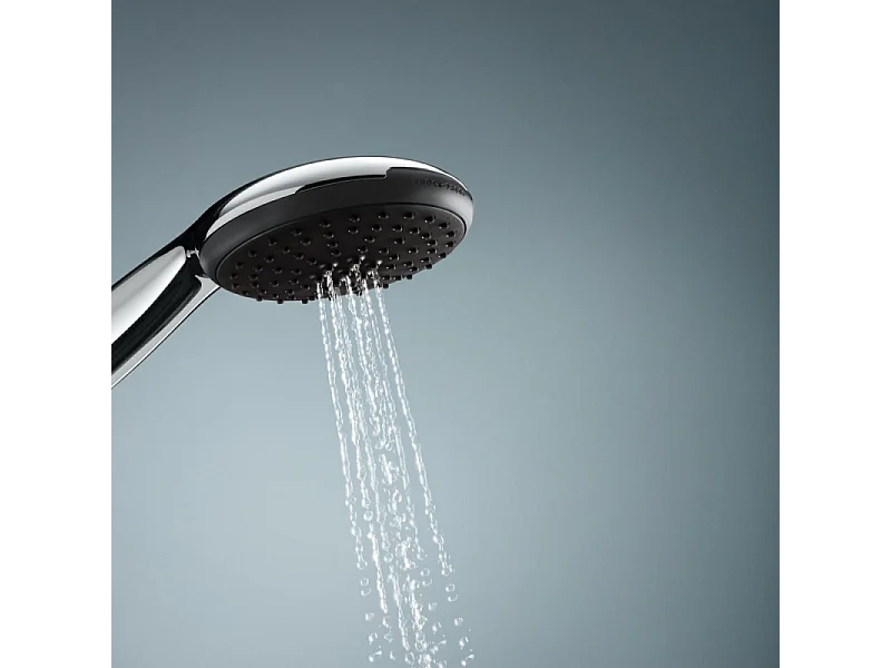 Mitigeur douche thermostatique GROHE Precision Feel + Ensemble de douche Start 2 jets avec barre + Panier douche