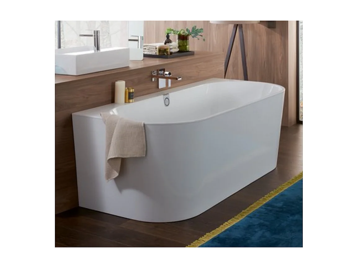 Baignoire îlot 180 x 80 VILLEROY & BOCH Oberon 2.0 blanc mat