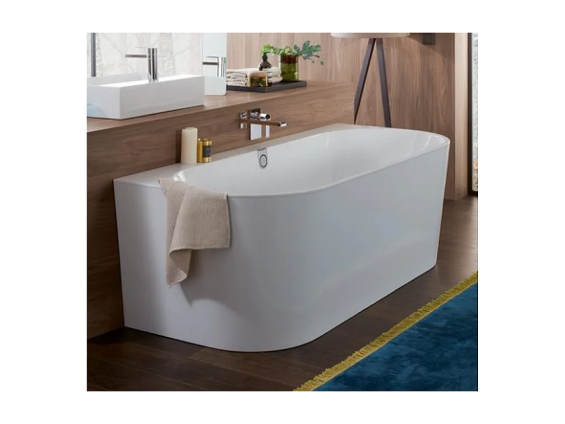 Baignoire îlot 180 x 80 VILLEROY & BOCH Oberon 2.0 blanc mat