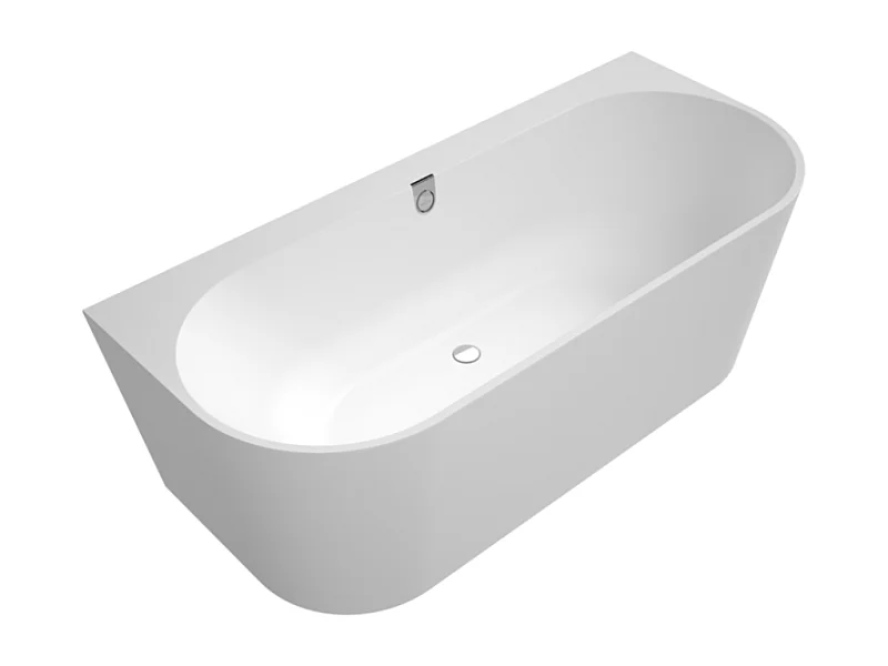 Baignoire îlot 180 x 80 VILLEROY & BOCH Oberon 2.0 blanc mat