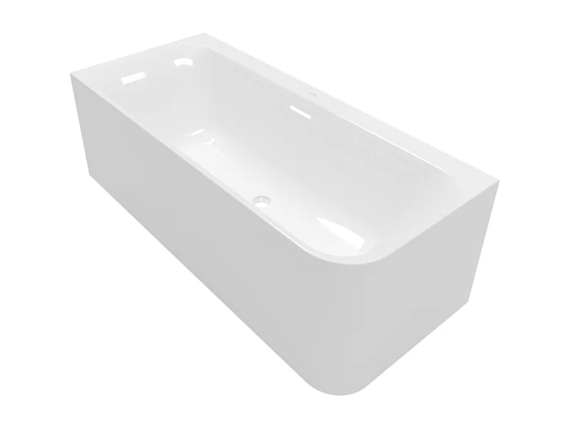 Baignoire semi-îlot d'angle VILLEROY & BOCH Loop & Friends version gauche