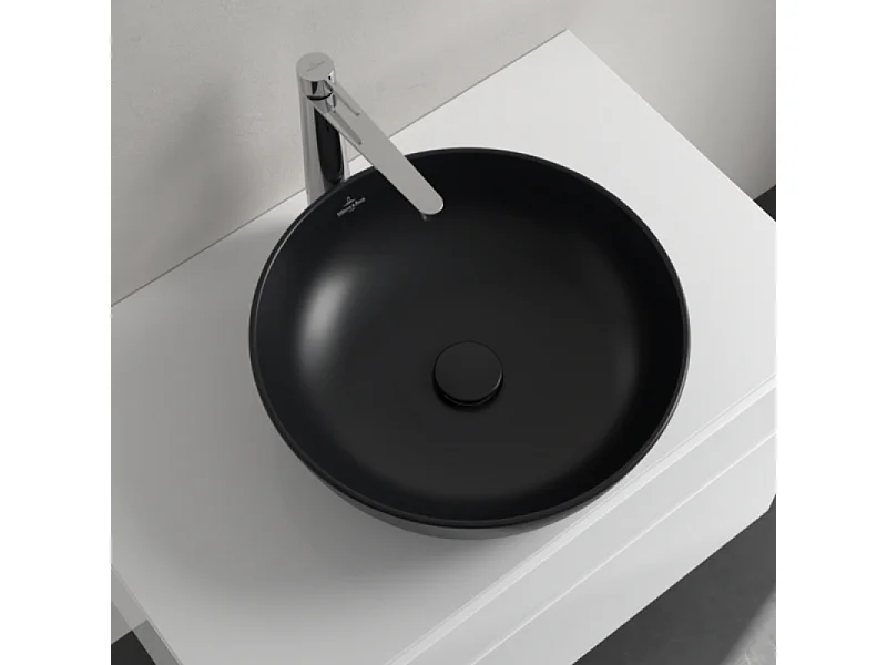 Vasque ronde à poser VILLEROY ET BOCH Artis Noir mat