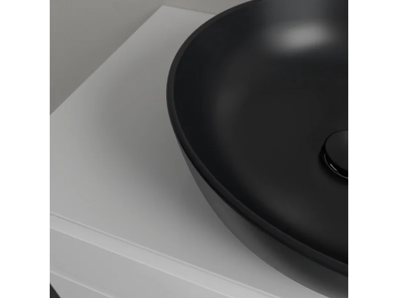 Vasque ronde à poser VILLEROY ET BOCH Artis Noir mat