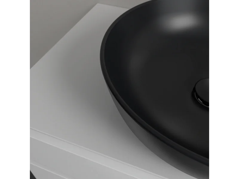 Vasque ronde à poser VILLEROY ET BOCH Artis Noir mat