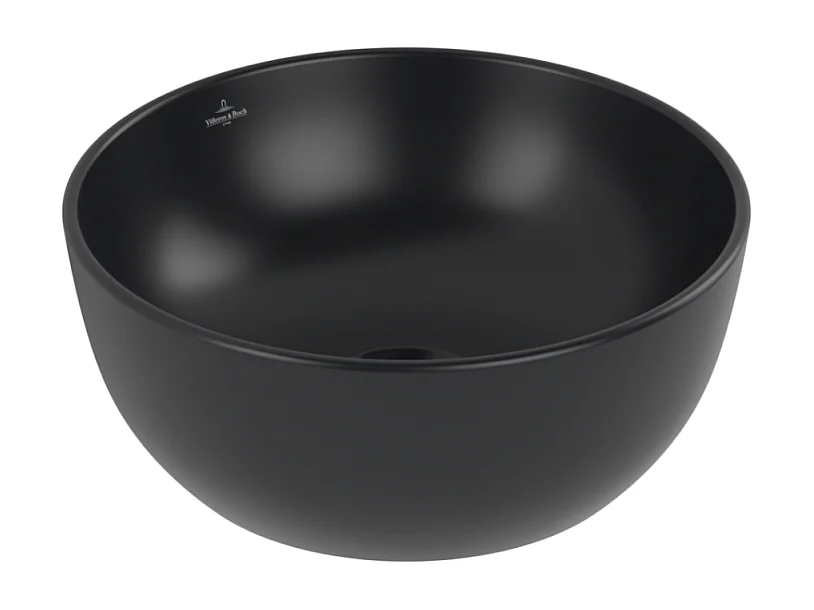 Vasque ronde à poser VILLEROY ET BOCH Artis 32,5cm Noir mat