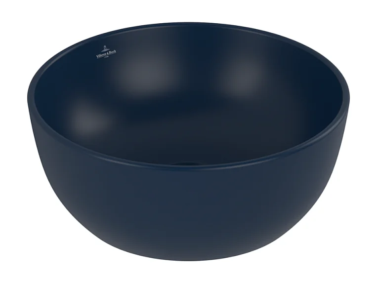Vasque ronde à poser VILLEROY ET BOCH Artis 32,5cm Bleu Nightfall