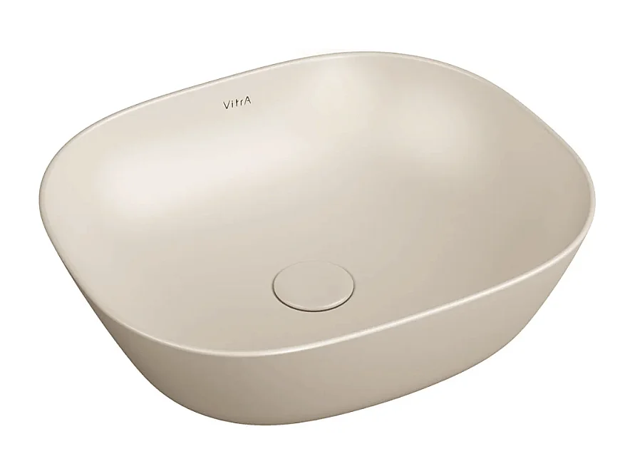 Vasque à poser rectangulaire VITRA Plural sable