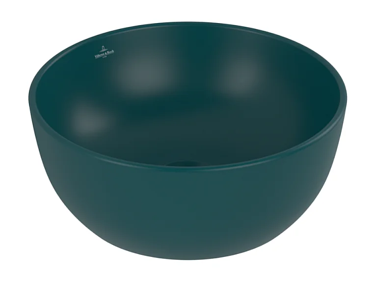 Vasque ronde à poser VILLEROY ET BOCH Artis 32,5cm Vert Teal