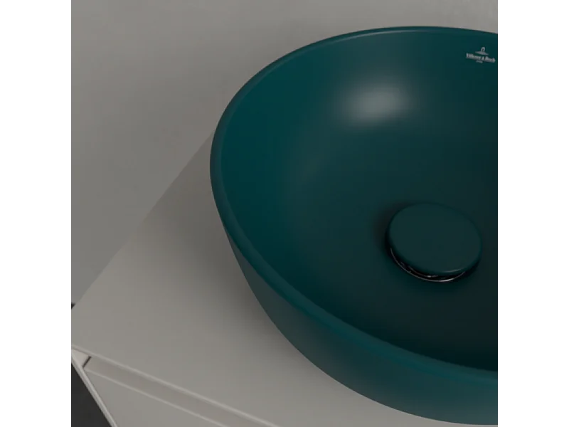 Vasque ronde à poser VILLEROY ET BOCH Artis 32,5cm Vert Teal