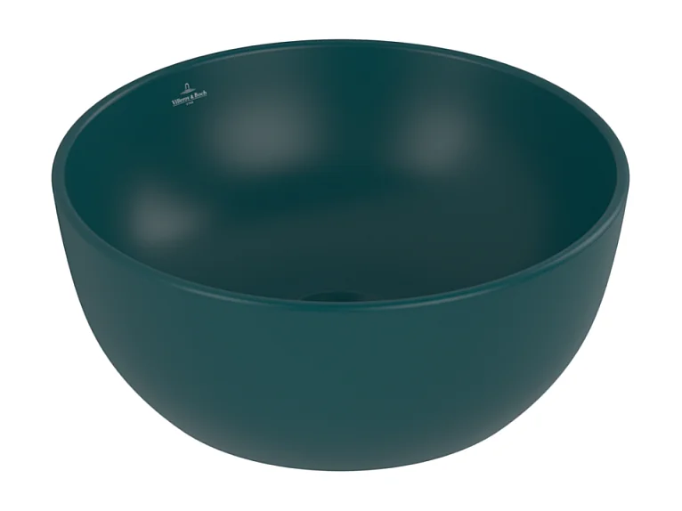 Vasque ronde à poser VILLEROY ET BOCH Artis 32,5cm Vert Teal