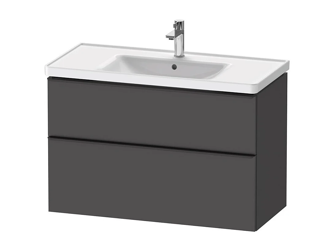 Meuble vasque 98 cm DURAVIT D-Neo Gris mat